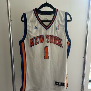Adidas New York White Jersey with Orange and Blue - Stoudemire